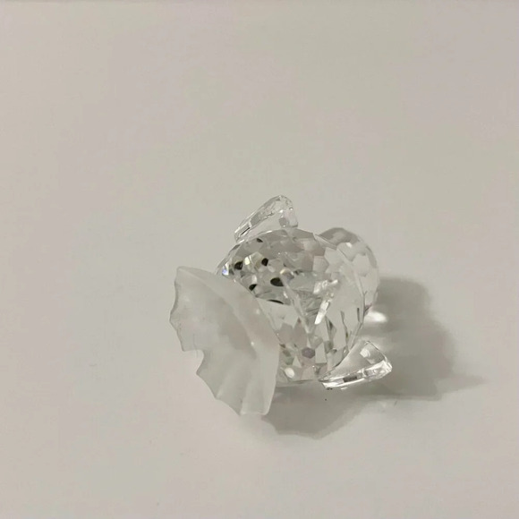 Crystal Glass Duck Figurine Miniature Figure 1.5 Inch Chip - Picture 9 of 16